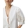 Abbigliamento Donna Top / Blusa Object Top Brodera S/S - White Sand Bianco
