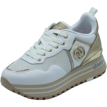 Scarpe Donna Sneakers Liu Jo BA4053 Maxi Wonder Calf Bianco