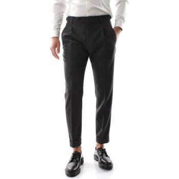 Abbigliamento Uomo Pantaloni Berwich RETRO AN4326-DK GREY Grigio