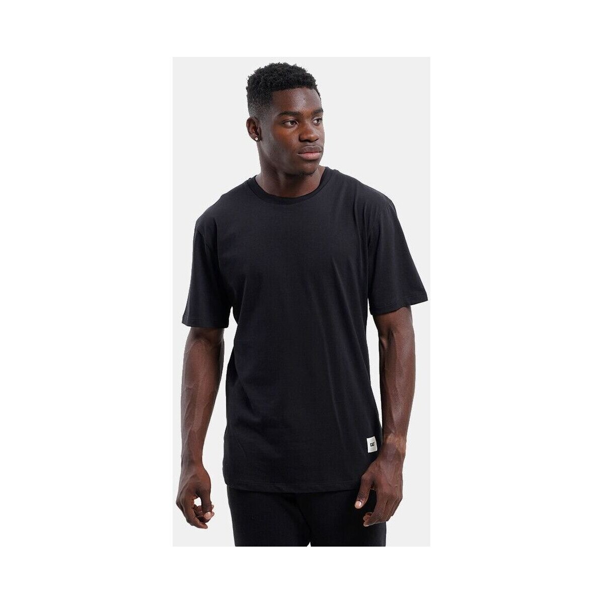 Abbigliamento Uomo T-shirt & Polo Caterpillar 6010108 ESSENTIAL-BLACK Nero