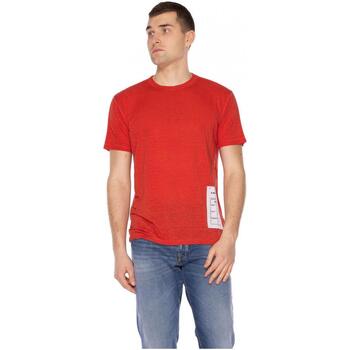 Abbigliamento Uomo T-shirt maniche corte Amaranto T-SHIRT Rosso