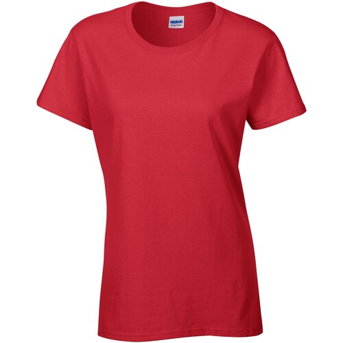 Abbigliamento Donna T-shirts a maniche lunghe Gildan GD006 Rosso