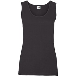 Abbigliamento Donna Top / T-shirt senza maniche Fruit Of The Loom Valueweight Nero