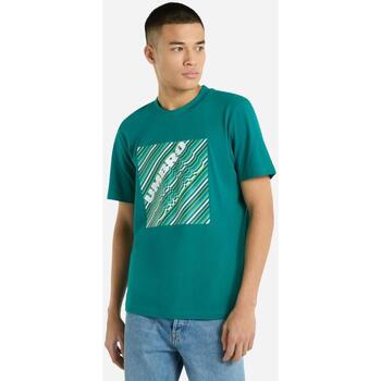 Abbigliamento Uomo T-shirts a maniche lunghe Umbro UO2078 Verde