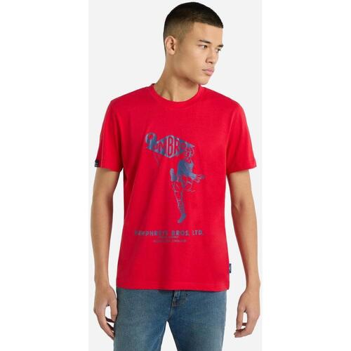 Abbigliamento Uomo T-shirts a maniche lunghe Umbro Humphreys Bros Rosso