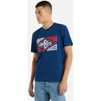 Abbigliamento Uomo T-shirts a maniche lunghe Umbro UO2087 Blu
