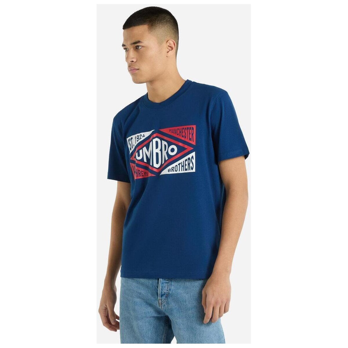 Abbigliamento Uomo T-shirts a maniche lunghe Umbro Origins Blu