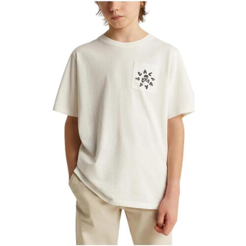 Abbigliamento Bambino T-shirt maniche corte Scalpers  Bianco