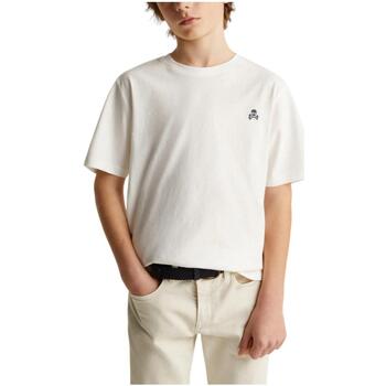 Abbigliamento Bambino T-shirt maniche corte Scalpers  Bianco