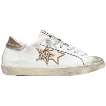 Scarpe Donna Sneakers Balada 2sd4207-074 - Sneakers One Star Pelle Bianca - White Gold Bianco