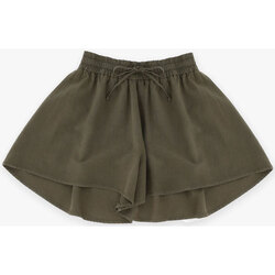 Abbigliamento Bambina Shorts / Bermuda Dixie Shorts monocolour con fusciacca RE63300G64 Verde