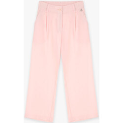 Abbigliamento Bambina Pantaloni Dixie Pantaloni con tasche verticali e pinces PHJ2132G64 Rosa