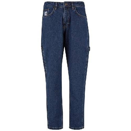 Abbigliamento Uomo Jeans tapered Karl Kani Retro Tapered Workwear Denim Jeans Blu
