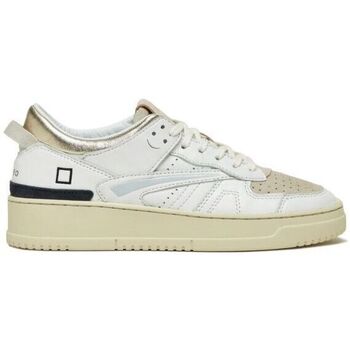 Scarpe Donna Sneakers Date W401-TO-SH-HB TORNEO SHINY-WHITE BEIGE Bianco