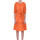 Abbigliamento Donna Vestiti D.exterior Abito in popeline di cotone VS000003133AE Arancio