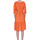 Abbigliamento Donna Vestiti D.exterior Abito in popeline di cotone VS000003133AE Arancio