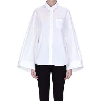 Abbigliamento Donna Camicie Roberto Collina Camicia ampia in cotone TPC00003100AE Bianco