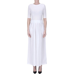 Abbigliamento Donna Vestiti Alpha Studio Abito lungo in cotone VS000003185AE Bianco