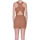 Abbigliamento Donna Vestiti Sessun Mini abito a costine VS000003154AE Marrone