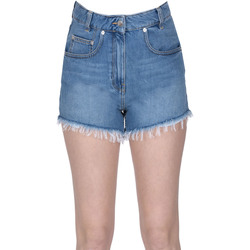 Abbigliamento Donna Shorts / Bermuda Iro Shorts in denim PNH00003056AE Blu