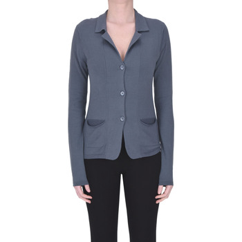 Abbigliamento Donna Gilet / Cardigan Majestic Filatures Cardigan giacca in jersey MGC00003014AE Grigio
