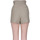 Abbigliamento Donna Shorts / Bermuda Iro Shorts in fresco lana PNH00003057AE Marrone