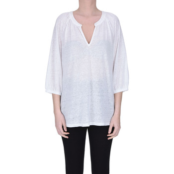 Abbigliamento Donna T-shirt & Polo Purotatto T-shirt in lino TPS00003101AE Bianco