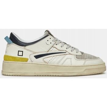 Scarpe Uomo Sneakers Date M401-TO-CO-WA TORNEO COLORED-WHITE GREY Bianco