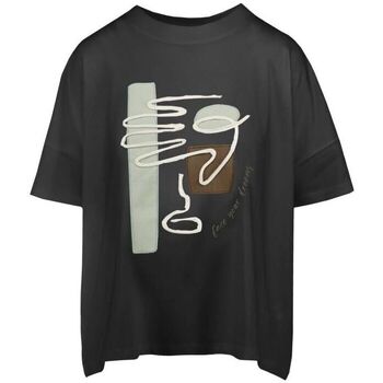 Abbigliamento Donna T-shirt & Polo Bomboogie TW8510 T JIN4-90 Nero