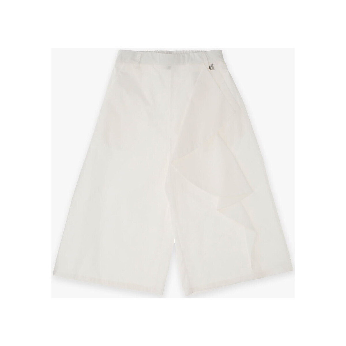 Abbigliamento Bambina Pantaloni Dixie Pantaloni cropped elasticato RS05270G64 Bianco