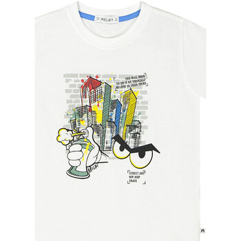 Abbigliamento Unisex bambino T-shirt & Polo Melby 74E5604 Bianco