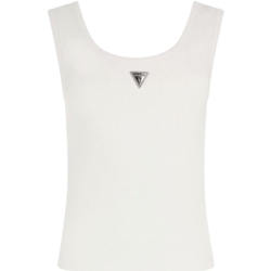 Abbigliamento Donna Top / T-shirt senza maniche Guess TOP ES24GU102 Bianco