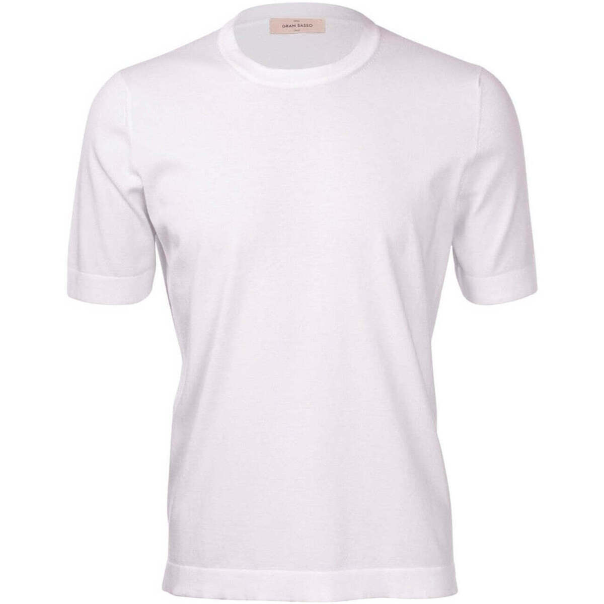 Abbigliamento Uomo T-shirt & Polo Gran Sasso T-Shirt e Polo Uomo  43168/21820 001 Bianco Bianco