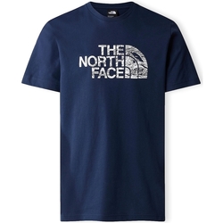 Abbigliamento Uomo T-shirt & Polo The North Face Woodcut Dome T-Shirt - Summit Navy Blu