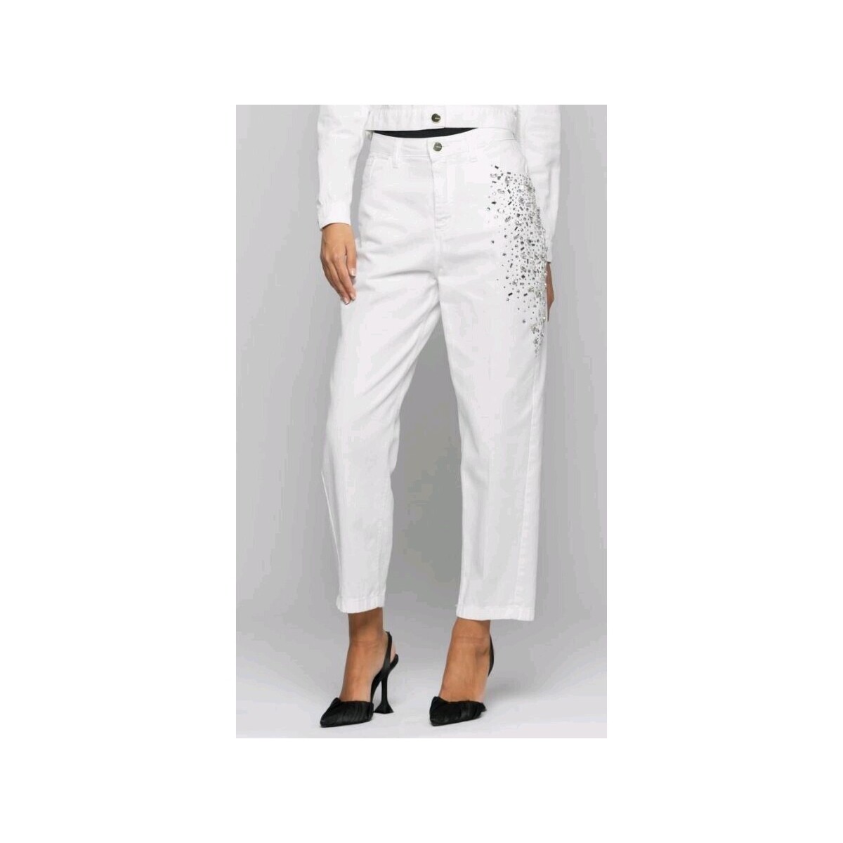 Abbigliamento Donna Pantaloni Kocca STELLA Bianco