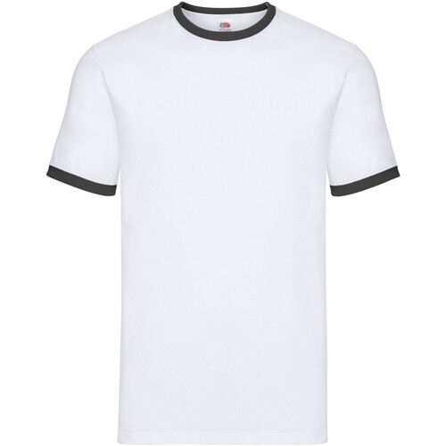 Abbigliamento Uomo T-shirts a maniche lunghe Fruit Of The Loom SS168 Nero