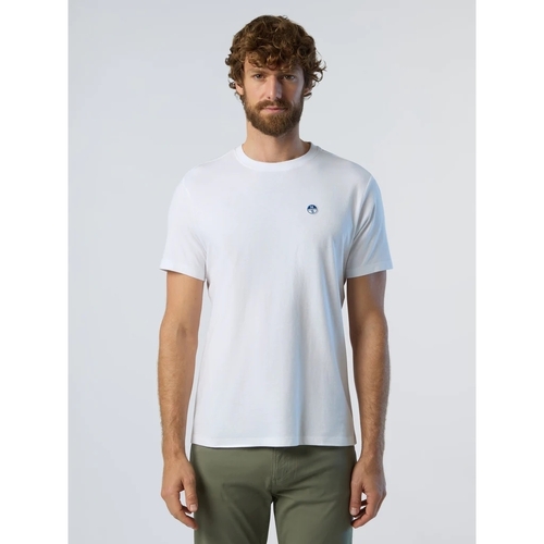 Abbigliamento Uomo T-shirt & Polo North Sails 692970 000 0101-UNICA - T shir Bianco