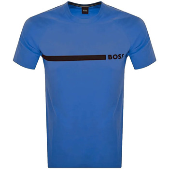 Abbigliamento Uomo T-shirt maniche corte BOSS Line Blu