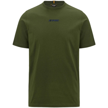 Abbigliamento Uomo T-shirt maniche corte K-Way k4124dw-h11 Verde