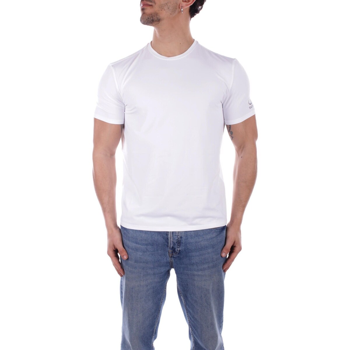 Abbigliamento Uomo T-shirt maniche corte Suns TSS41029U Bianco