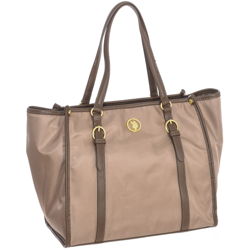 Borse Donna Tote bag / Borsa shopping U.S Polo Assn. BEUHU5922WIP-LIGHT TAUPE Marrone