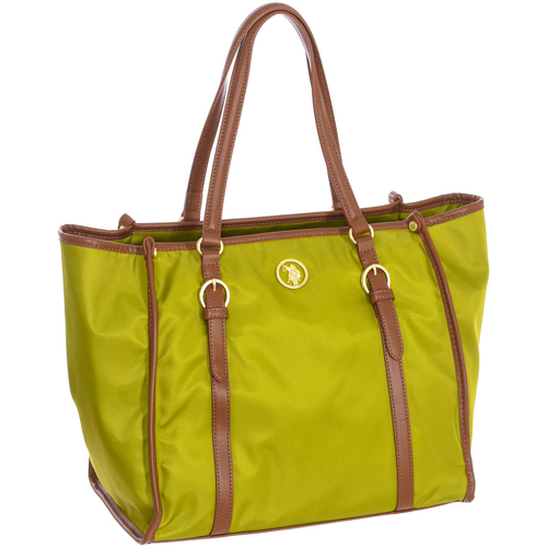 Borse Donna Tote bag / Borsa shopping U.S Polo Assn. BEUHU5922WIP-GREENTAN Verde