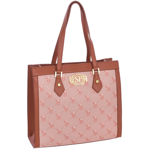 Borse Donna Tote bag / Borsa shopping U.S Polo Assn. BIUHD6047WVG-TAN Marrone