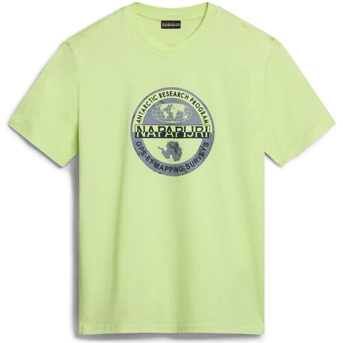 Abbigliamento Uomo T-shirt maniche corte Napapijri T-Shirt a Maniche Corte Bollo S-BOLLO Giallo-Y1L1-GIALLO