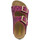 Scarpe Donna Sandali Colors of California Glitter sandal 2 buckles Rosa