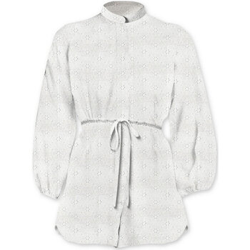 Abbigliamento Donna Camicie Mc2 Saint Barth SHORT OVERALL Bianco