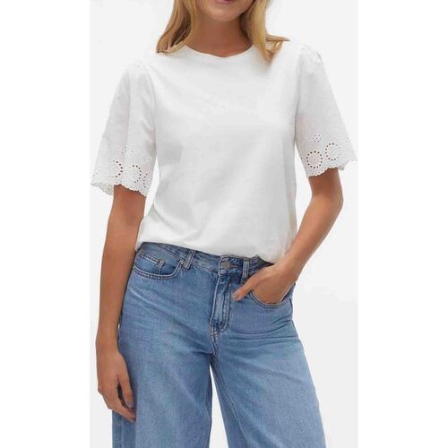 Abbigliamento Donna T-shirt maniche corte Vero Moda 10305211 Bianco