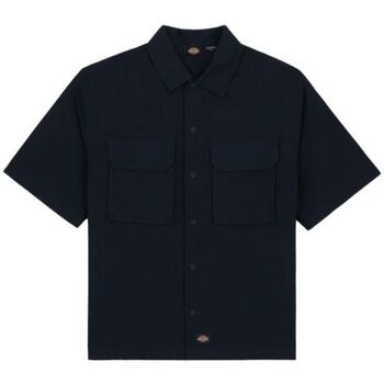Abbigliamento Uomo Camicie maniche lunghe Dickies Camicia Fishersville Uomo Dark Navy Blu