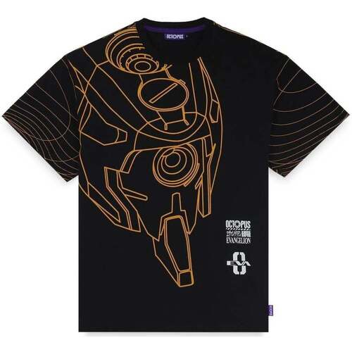 Abbigliamento Uomo T-shirt & Polo Octopus Evangelion – Eva 00 Flowing Tee Nero