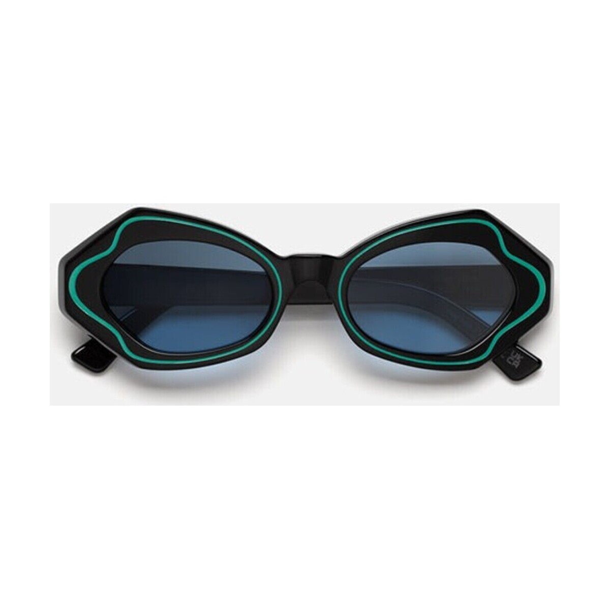 Orologi & Gioielli Donna Occhiali da sole Marni Occhiali da sole Unlahand Black Green Nero